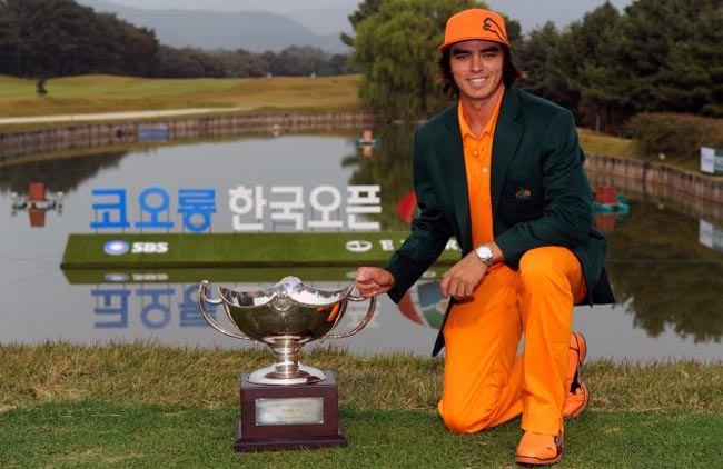    Fowler: derrotando McIlroy por seis tacadas em evento de golfe do OneAsia na Coréia