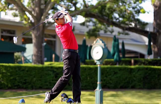 Rocha: confiança após duas boas estréia nos torneios de golfe anteriores deve ajudar brasileiro esta semana