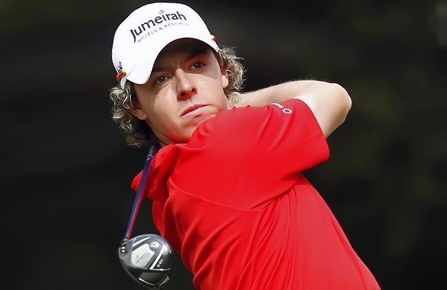 Rory: liderando penultimo torneio de gofle da temporda do Tour Europeu