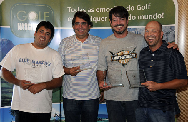 Marcio Marques, Horst Loeck Jr, Eduardo Chaves e Jurgen Bailom: campeões do torneio em 2010