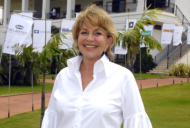    Telma Sobolh, presidente do Departamento de Voluntários Einstein: golfe solidário