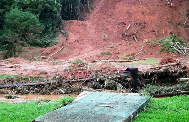 Campo de golfe de Teresópolis destruído: prioridade sção funcionários e caddies do clube