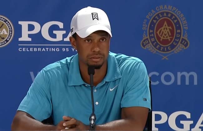    Tiger fala no site do PGA, às 17 horas de hoje: verdadeiras respostas ficam para o campo de golfe  