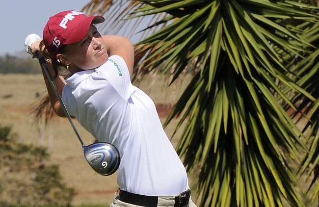    Daniela Murray: disputando a seletiva final para o US Women`s Open de golfe ao lado de Clara Teixeira