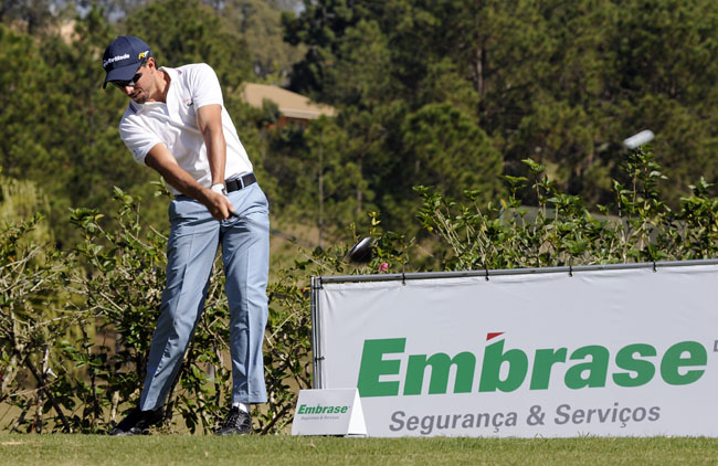 Felipe Almeida: defendendo o título do Aberto Embrase de Golfe do Terras de São Jose, ganho em 2011