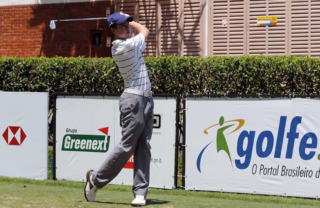 Homero Sobrinho: campeão da etapa de São Paulo do golfe juvenil, perto de vencer também no Paraná