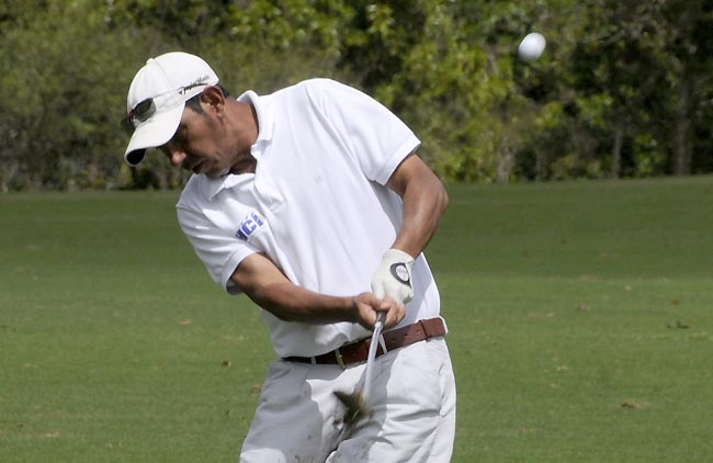 Corteiz, no Arujá: líder isolado do segundo torneio profissional de golfe mais antigo do Brasil