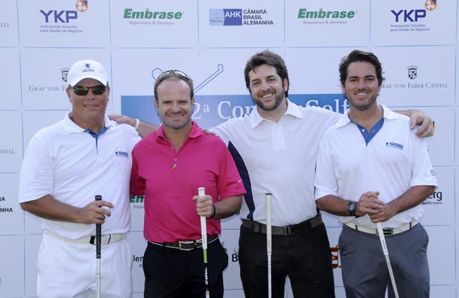 Rubinho e equipe: campeões do torneio de golfe beneficente em 2011 e vice em 2012