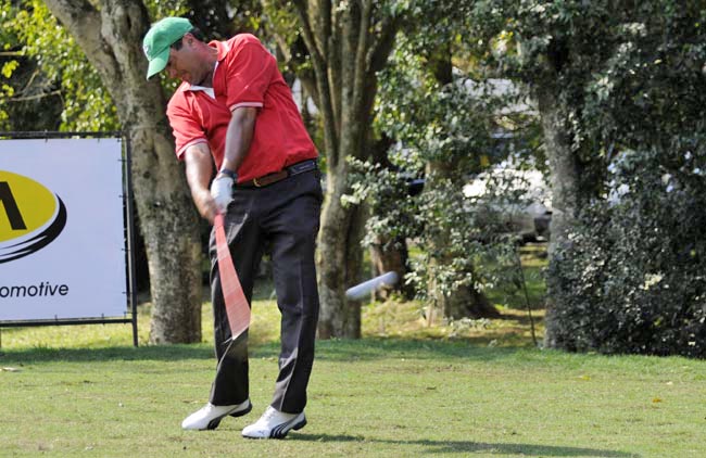 Avancini: jogando em casa, como um dos favorito, na festa de 50 anos de fundação do clube de golfe