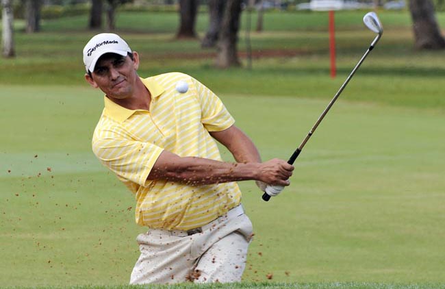 Odair Lima: jogando em BUenos Aires, ainda motivado por seu primeiro título no golfe profissional, em Itu