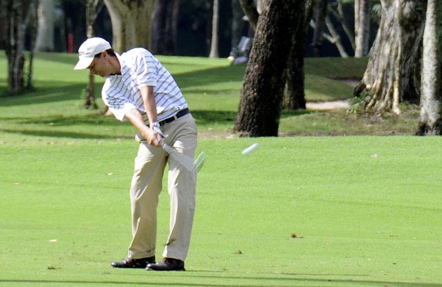 Plínio: Ainda liderando por duas tacadas o campeonato aberto de golfe do Gávea