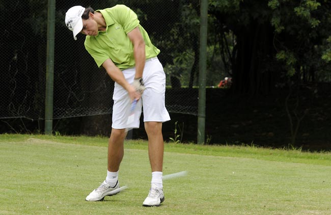   Ventriglia: liderando a etapa gaúcha do circuito nacional de golfe juvenil à frente de muitos meninos mais velhos