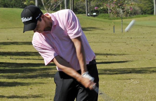 Daniel Stapff: único brasileiro a jogar as finais do torneio de golfe da Colômbia, esta semana