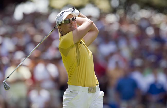 Annika Sorenstam: atração principal do torneio de golfe do Rio, mesmo sem jogar no final de semana