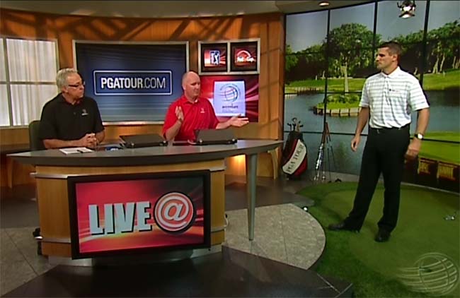    Transmissão do PGA Tour no Live@, pela internet: com dirieto a aulas de golfe com profissionais dos EUA