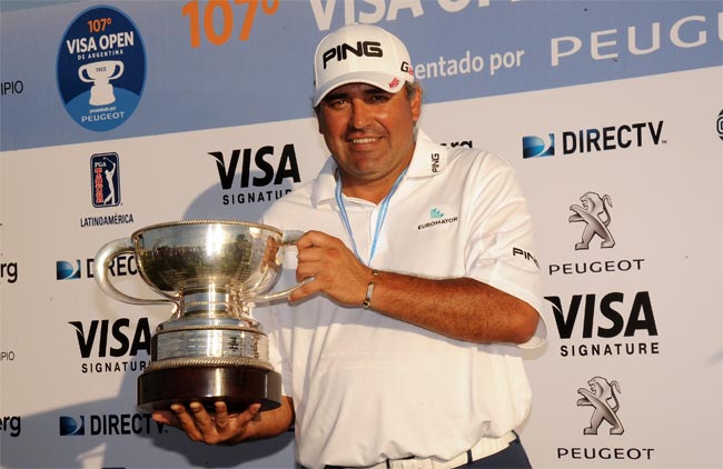 Angel Cabrera: volta recorde no domingo para vencer seu primeiro torneio de golfe desde o Masters de 2009