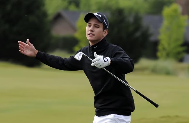 Daniel: encerrando a carreira amadora de golfe na NCAA como um dos golfistas mais premiados da Barry