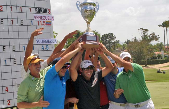   Time da Venezuela vence o da América do Sul: campeonato de golfe tipo Ryder Cup foi um sucesso