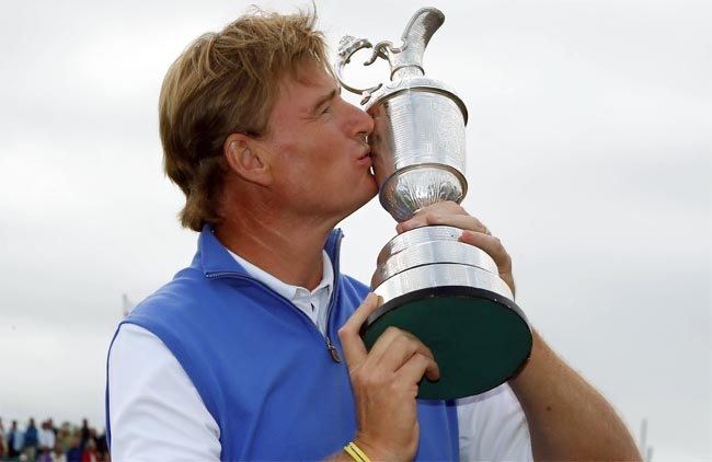 Ernie Els: quarto título do Grand Slam do golfe mundial conquistados em três décadas diferentes