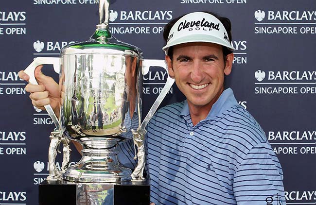    Fernandez-Castanho venceu seu último torneio de golfe em Cingapura, no final de 2011