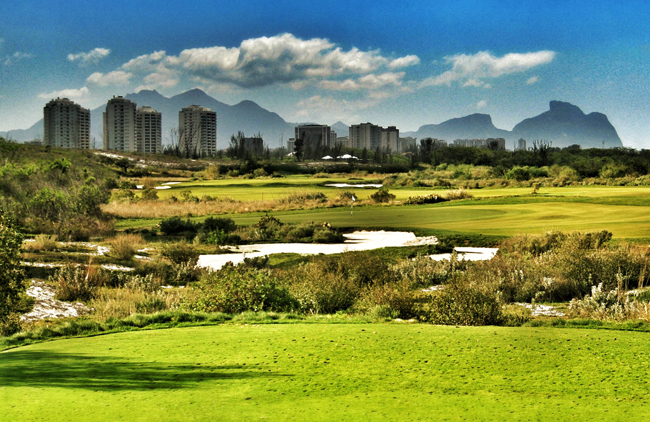 Ilustração de como ficaria o campo de golfe olímpico de Gil Hanse: obras podem começar em outubro