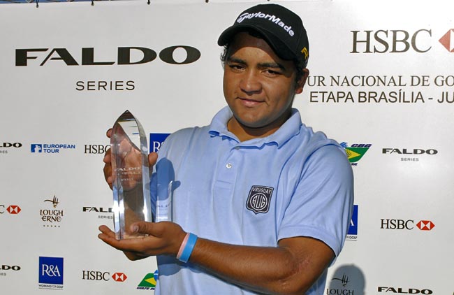 Alvarez, o Bola: bicampeão da Faldo Series de golfe depois de ter sido vice-campeão do Amador do Brasil