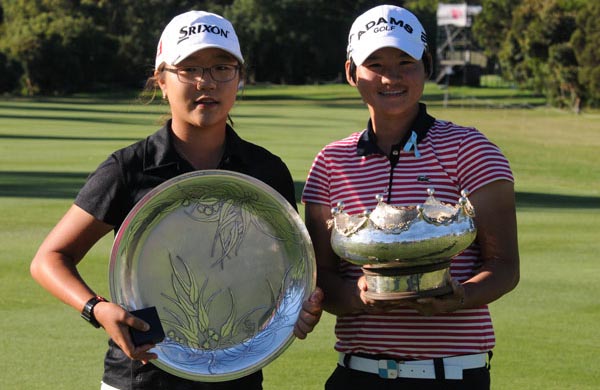    Lydia e Tseng: as duas número 1 do golfe mundial - amadora e profissional - em campo na Austrália