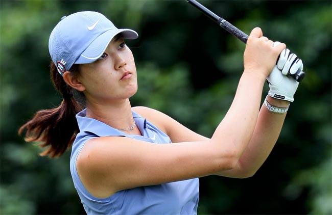 Wie: voltando a liderar um torneio de golfe do LPGA, em busca de um recomeço na carreira