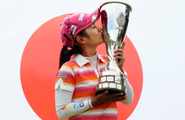 Miyazato: em busca do bicampeonato no último ano antes de o torneio de golfe de Evian virar major