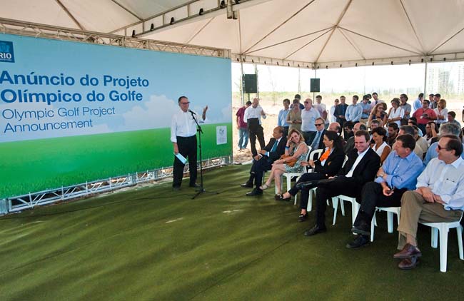 Nuzman anuncia porjeto do campo de golfe olímpico, em março: Justiça pode inviabilizar construção a tempo