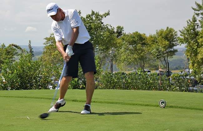 Roberto Gomez: estreando na equipe pré-sênios de São Paulo, para o Interfederações de Golfe