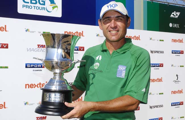 Ronaldo: vitória no Damha para voltar a ser o número 1 do golfe brasileiro e garantir cartão do PGA Tour LA. Foto: Zeca Resendes