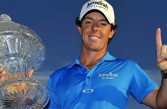    Rory: ampliando sua vantagem no ranking mundial de golfe que lidera pela segunda semana