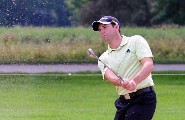 Garcia: liderando torneio de golfeapós vitória na semana passada, mas desisitindo de jogar na próxima semana