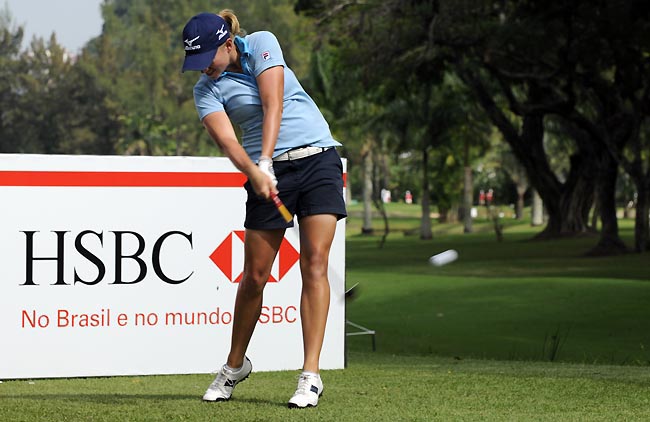 Stacy Lewis: depois de jogar no Rio, em 2011, americana deslanchou no ranking mundial de golfe