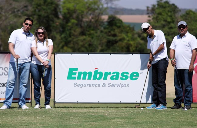 Participantes da etapa Embrase da Taça My Friends de Golfe, em Goiânia