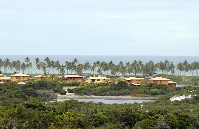 Vista do campo de Sauipe: dois eventos da Federação Baiana de Golfe em locais paradisíacos