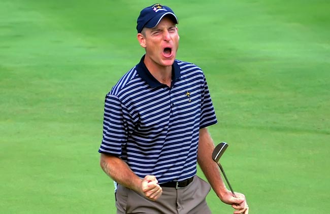 Jim Furyk: volta por cima depois da punição injusta no primeiro torneio de golfe dos Playoffs