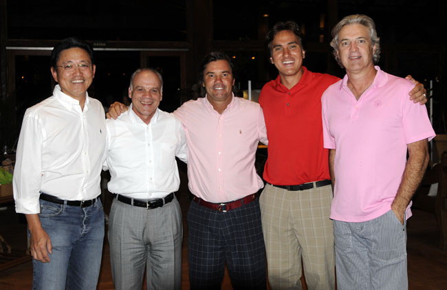 Jorge Saeki, Manuel Gama, Carlos Gonzalez, Andre Egoroff e Eduardo Maistro