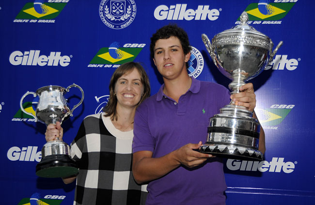 Mary de Biase e Rafael Becker: os campeões brasileiros de golfe de 2010