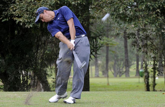 Pablo de la Rua: buscando mais um bom resultado, depois do terceiro lugar no Aberto de Golfe do PL