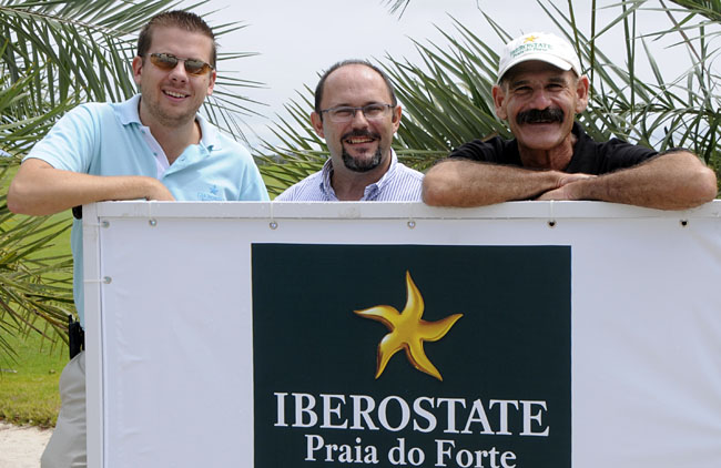 Golfe na Bahia: Ramon Giron David Malagelada e Gary Skolnik