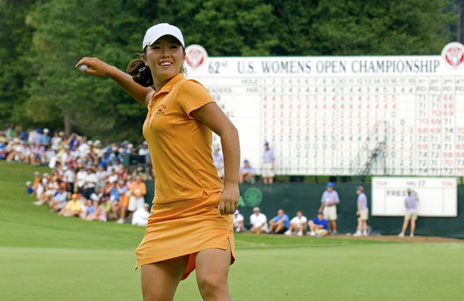 Ângela Park em seu vice-campeonato de 2007: golfe brasileiro está fora do U.S. Women`s Open deste ano