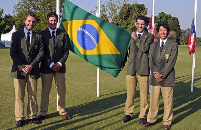 Equipe brasileira no Mundial Amador de Golfe: base da Copa Los Andes