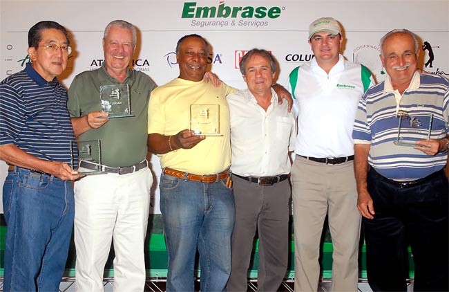 Campeões do torneio Help BEM Embrase de golfe