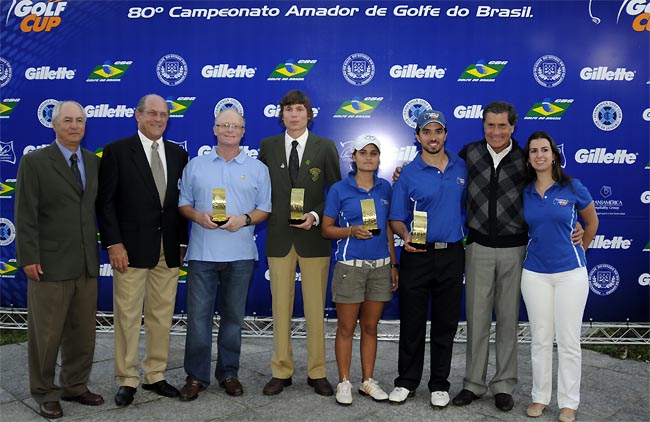 Equipe campeã do Am-Am: abertura oficial da maior competição amadora de golfe do Brasil