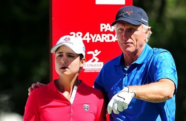 Lorena Ochoa e Greg Norman: dois ex-número 1 do golfe mundial unidos para promover o golfe nos Jogos do Rio, em 2016