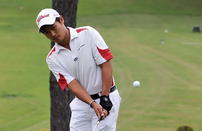 Lucas Lee: em busca de pontos para o ranking mundial de golfe