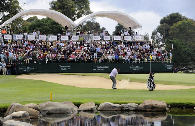 Torneio do Nationwide Tour em Bogotá em 2010: cancelamento de torneio ajuda Aberto do Brasil