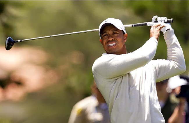 Tiger Woods: oito birdies em Pebble Beach para voltar à disputa pelo título. Foto: cortesia USGA